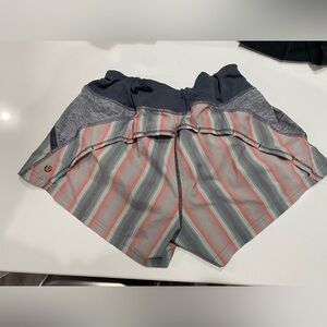 LuluLemon striped shorts